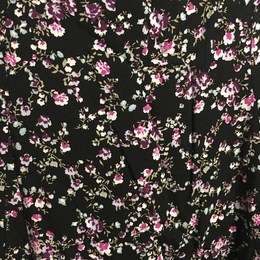 Torrid Floral Challis Tunic Top Size 0 - Picture 3 of 6